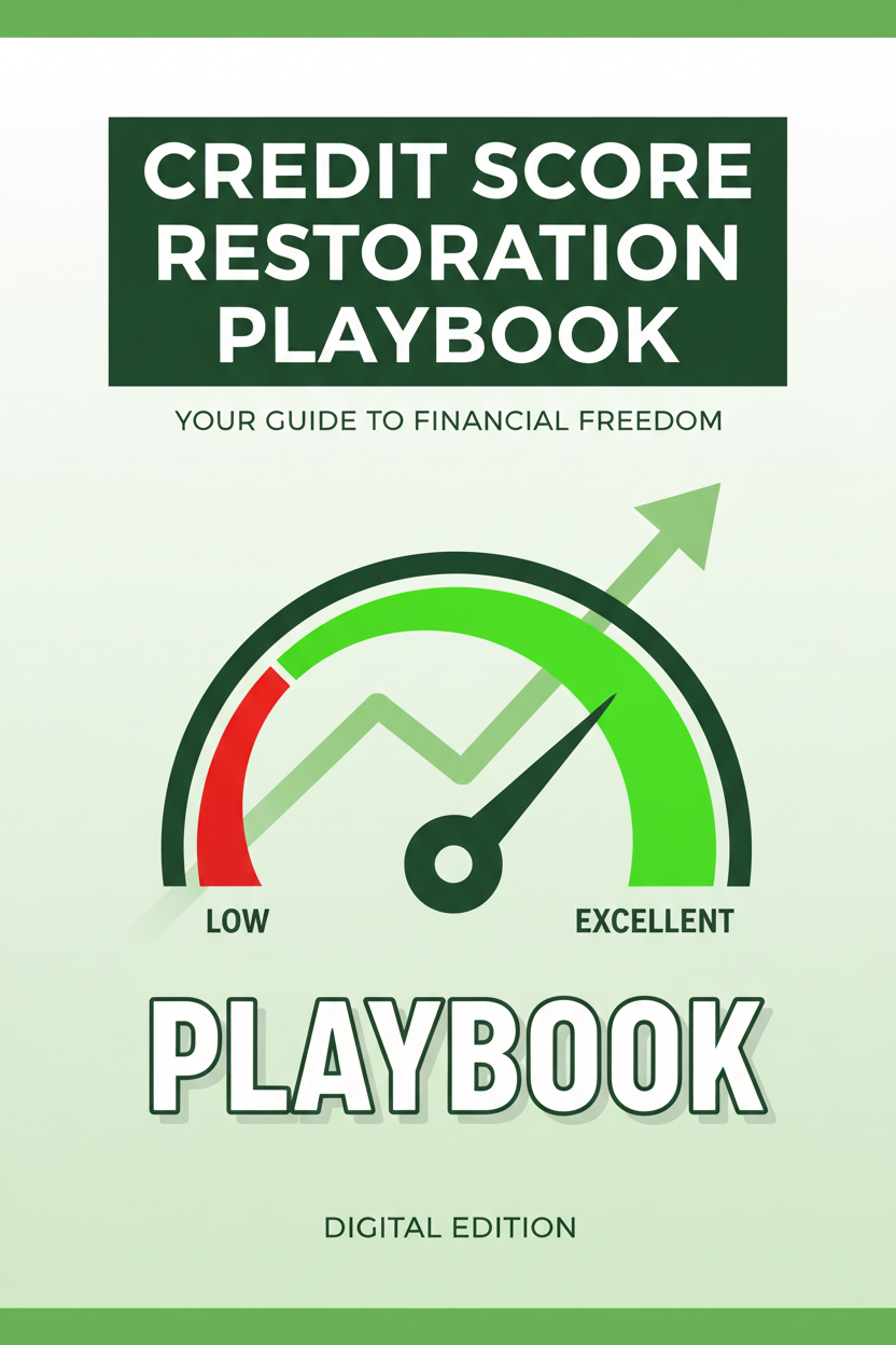Credit Score Restoration Playbook