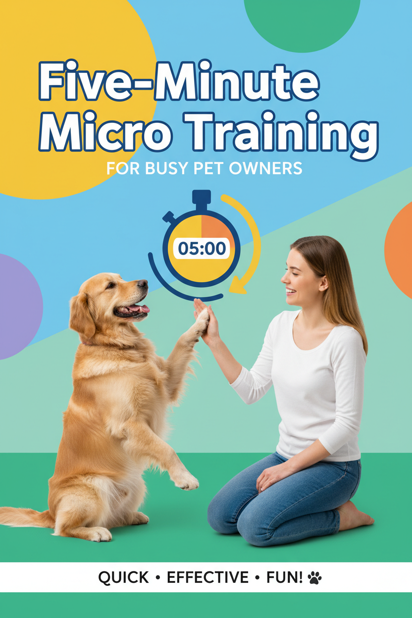 Five-Minute Micro Training for Busy Pet Owners